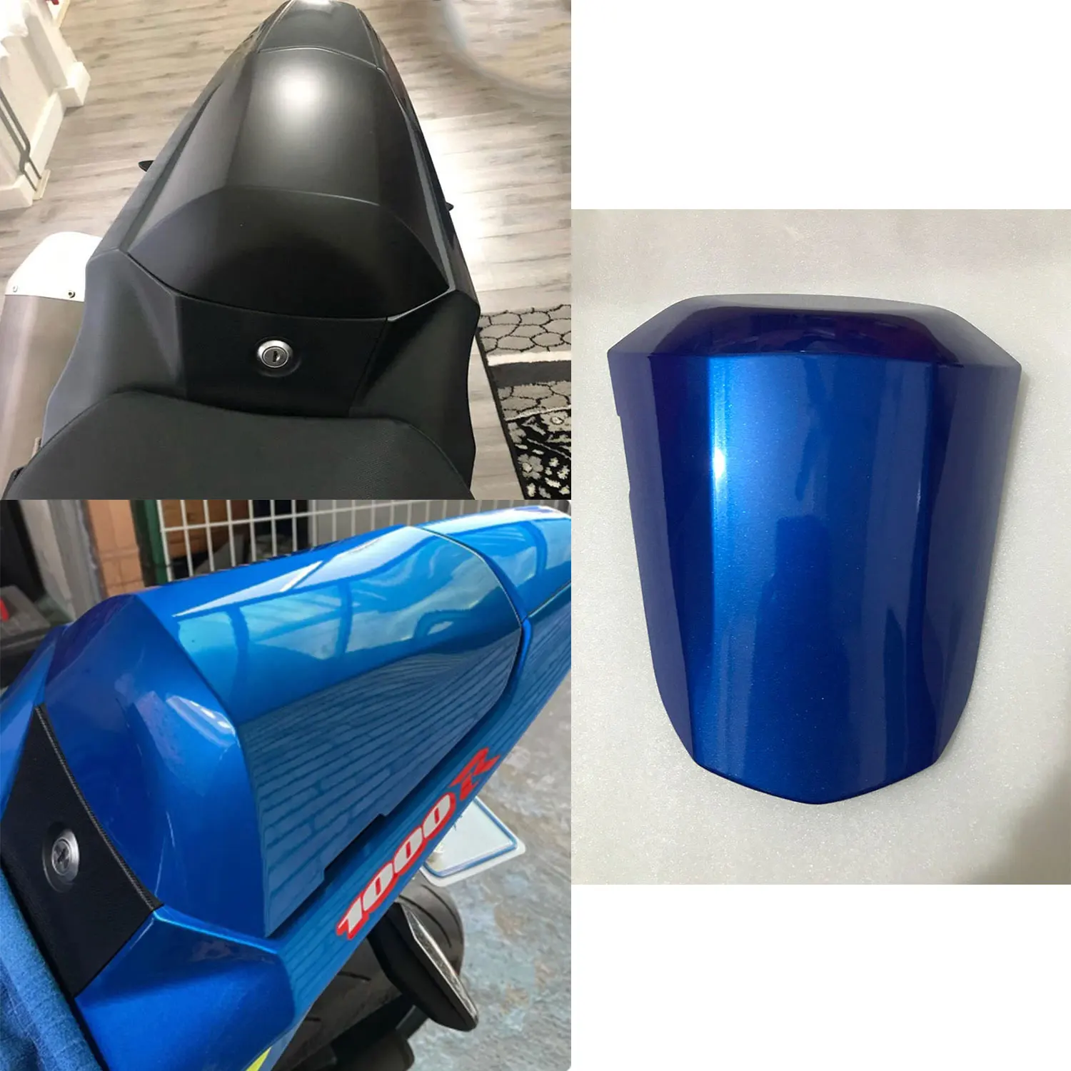 Motorcycle For Suzuki GSX-R1000 GSXR1000 K17 2017 -2020 2021 2022 2023 Pillion Rear Passenger Seat Cowl Cover