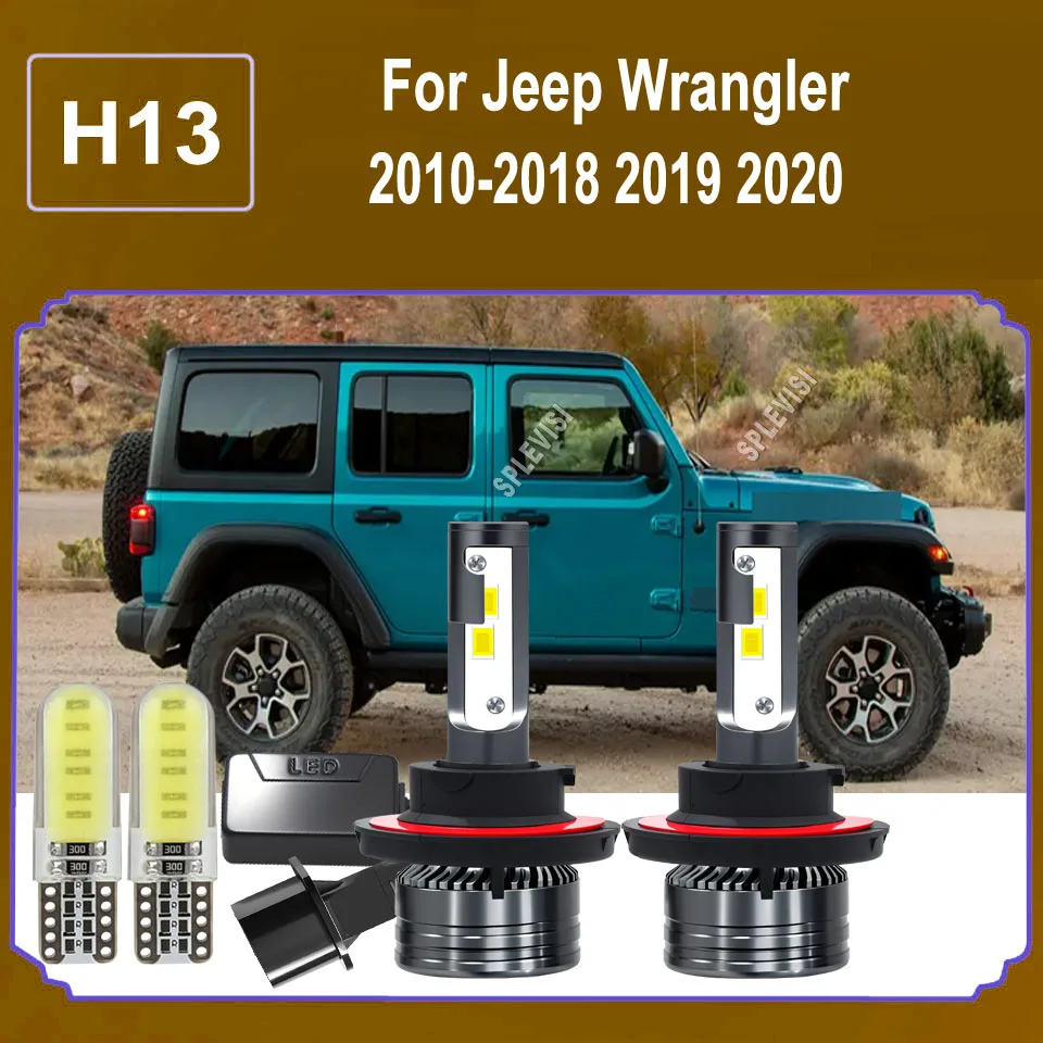 

9008/H13 LED 180W Headlights Headlamp - with Copper Heat Sink, Fast Cooling For Jeep Wrangler 2010 2011 2012 2013 2014 2015-2020