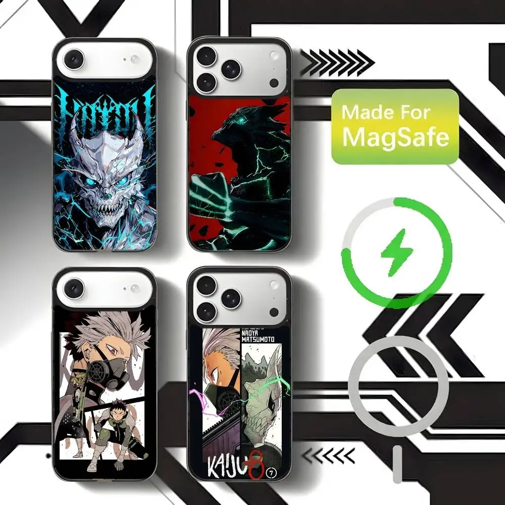 

Kaiju No 8 Cool Anime Phone Case For iPhone 17,16,15,14,13,12,11,Pro,Max,Plus,Mini,SE4,E Magnetic Magsafe Wireless Charging
