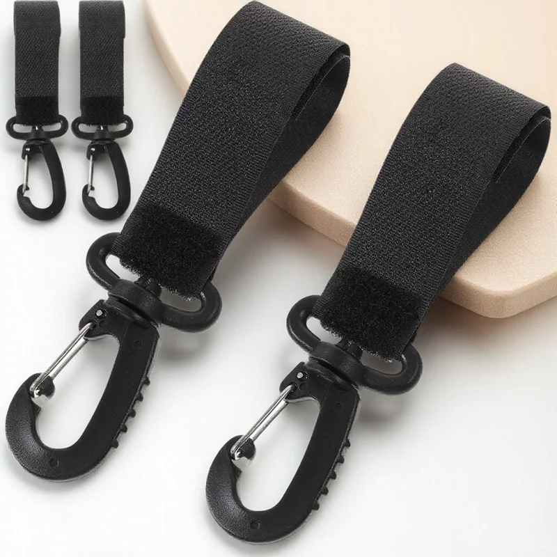 

6Pcs Baby Stroller Hooks Heavy Duty Plastic Rotatable Clips for Hanging Bag Diaper Bag Keys Outdoor Stroller Hooks