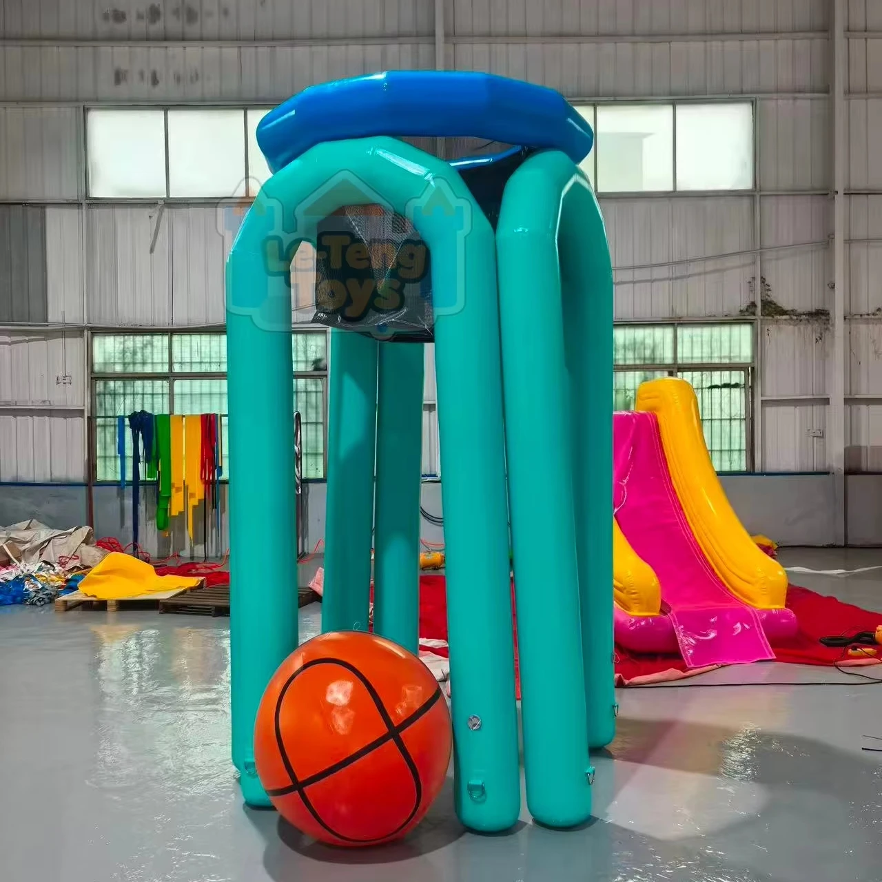 

Надувной баскетбольный комплекс для улицы из ПВХ-тента, игровой набор, варианты 2м/2.5м, сертифицирован EN71, для развлечений