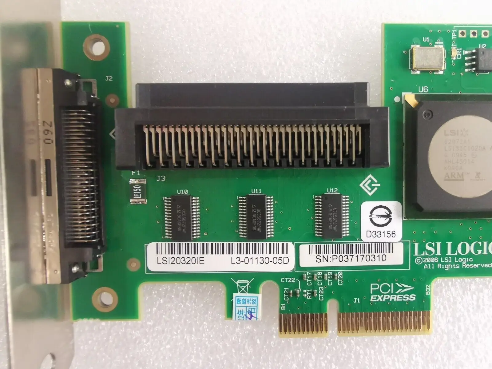 LSI 20320IE 320M SCSI HP SC11Xe 412911-B21 439946-001 Test scheda