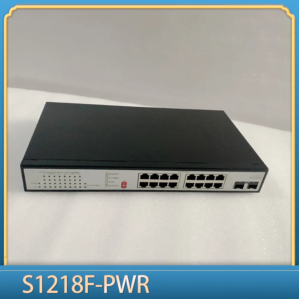 For H3C 16-Port Full Gigabit POE Switch S1218F-PWR
