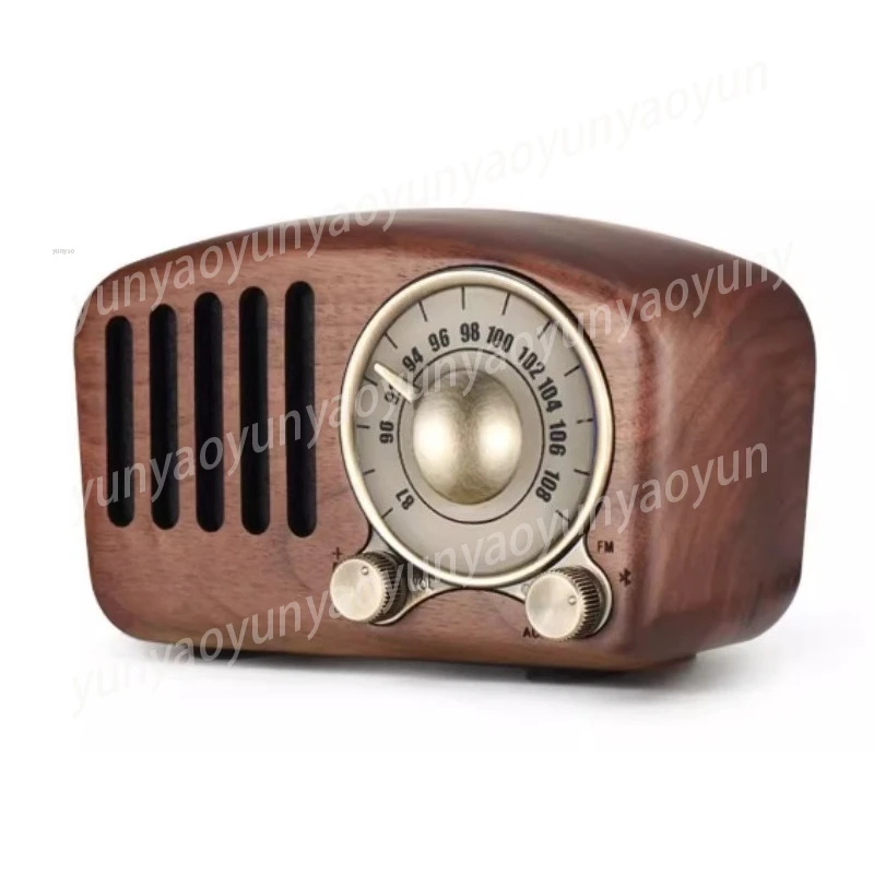 

Винтажная Bluetooth-колонка с радио, ретро-мини-беспроводная колонка, идеальный подарок для нее на День святого Валентина, день рождения, Рождество