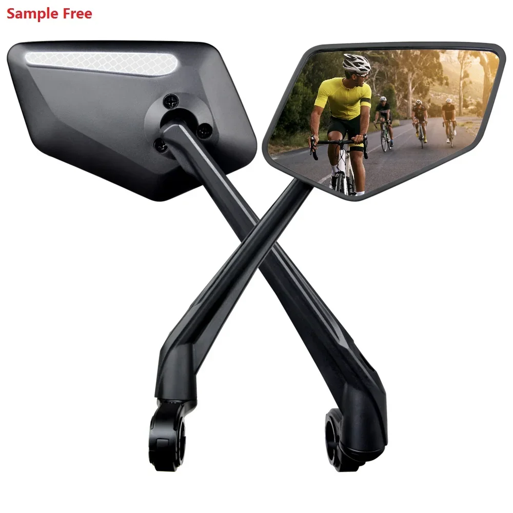 EasyDo NEW Patent Hot Sell Series Handlebar Bike Mirror HD Convex Glass Lens Blast-resistant Ebike Mirror