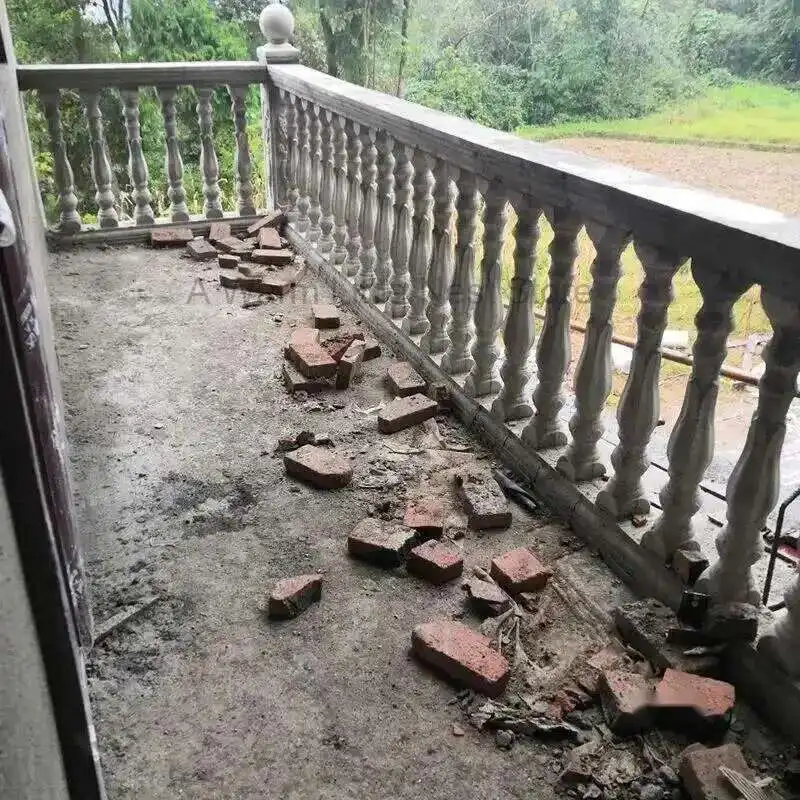 

Modern Roman Column Molds Villa Fence Handrail Home Garden Balcony Guardrail Vase Column European Cement Railing Building Mold L