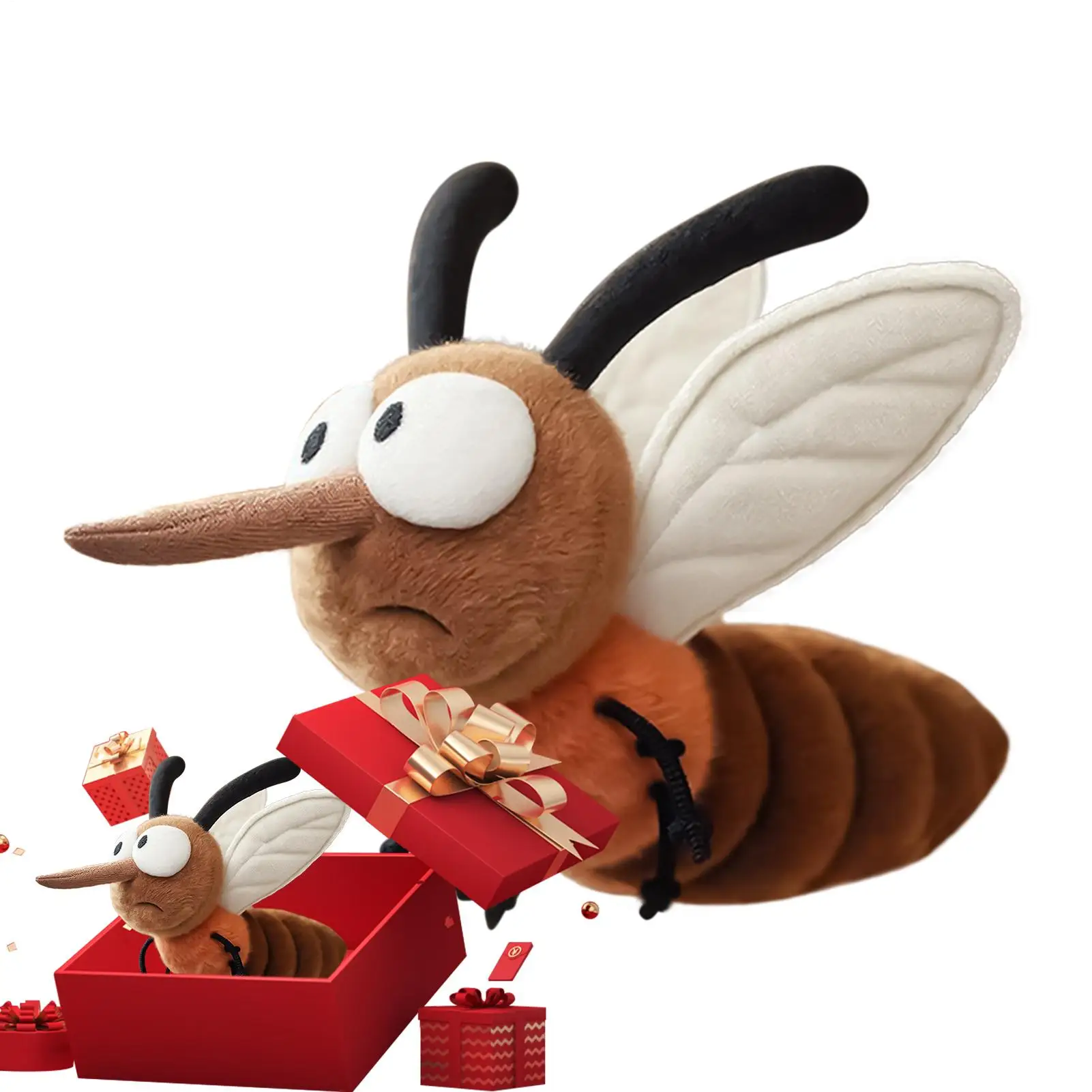 

Plush Toys Fly Stuffed Toys Skin-Friendly Doll Cute Figure Pendant For Christmas Boys Girls Kids Toddler Valentines Kid