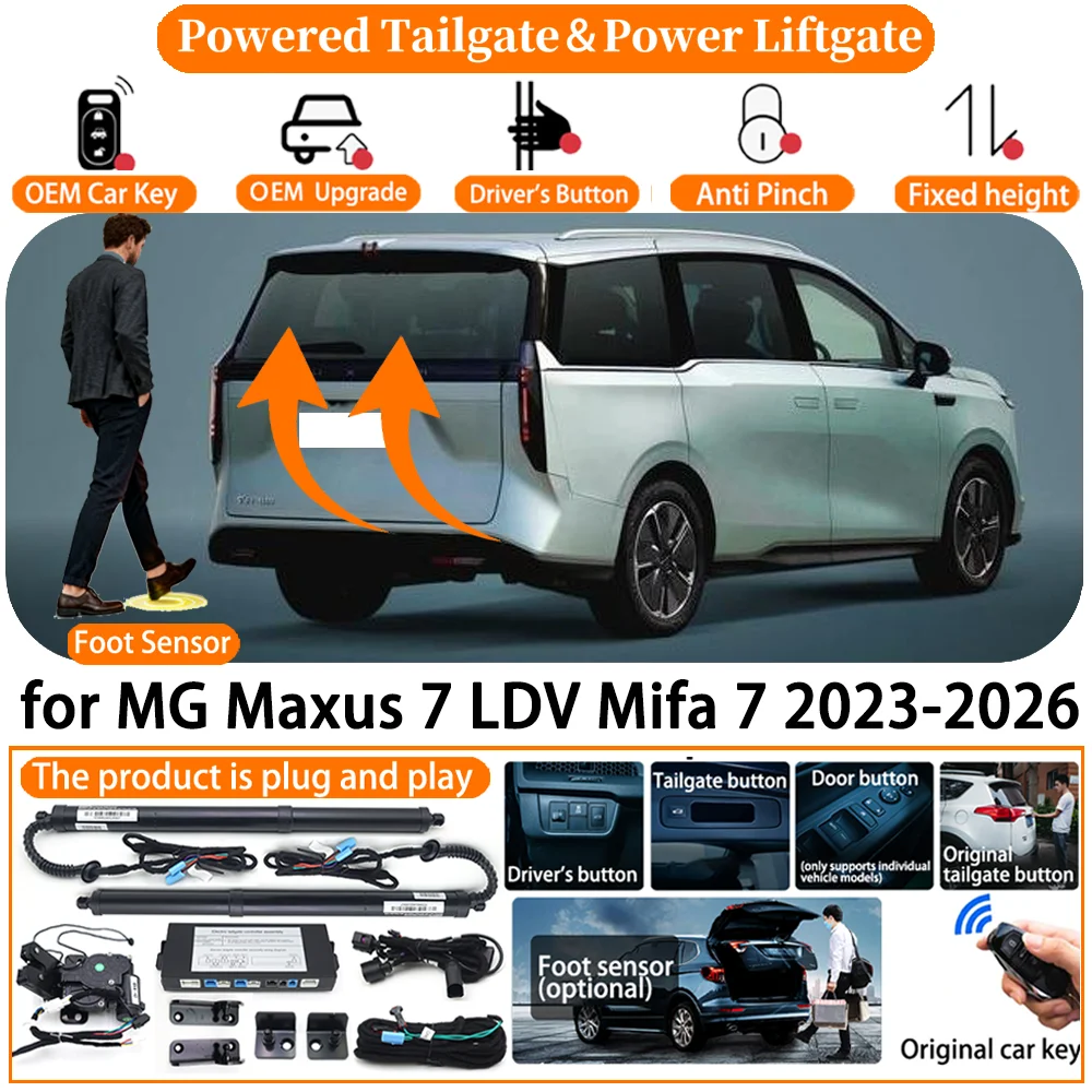 

Car Smart Powered Tailgate system for MG Maxus 7 LDV Mifa 7 2023 2024 2025 2026 Auto Electric Power Tailgate Tail Gate Lift kit