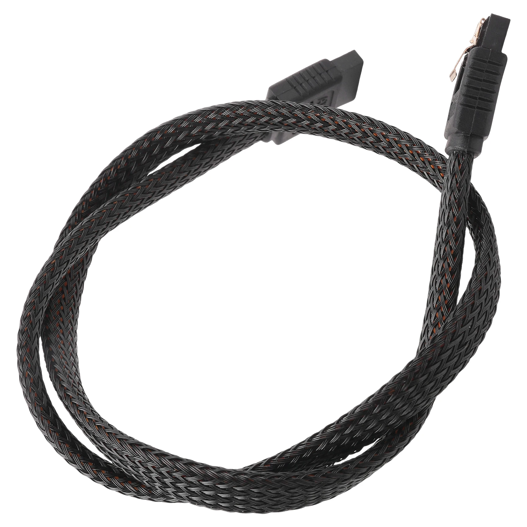 50CM SATA 3.0 III SATA3 7Pin Data Cable 6Gb/S SSD Cables HDD Hard Disk Data Cord With Nylon Sleeved Premium Version Customer Fav
