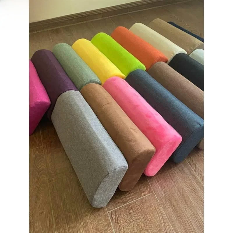 Hardened Sponge Beauty Salon Massage Bed Pillow Waterproof Neck Support Rectangular Adult Single Use Hard Office Support Pillow