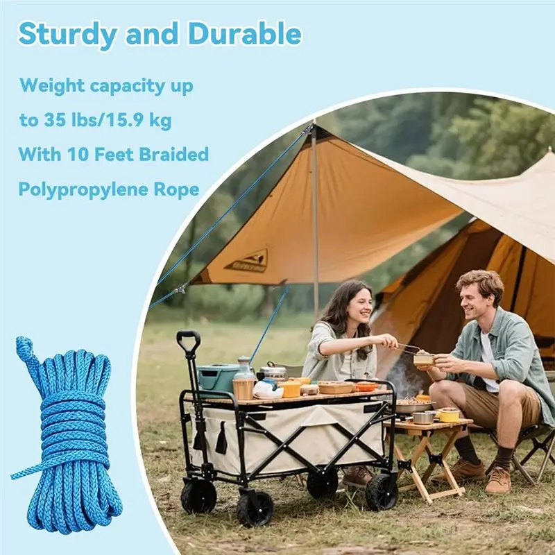 شداد حبل ABMS، 6 عبوات من أداة ضبط الحبال الدوارة النحاسية لـ Paracord- زنبرك من الفولاذ المقاوم للصدأ مثالي للتخييم والنباتات المعلقة #3