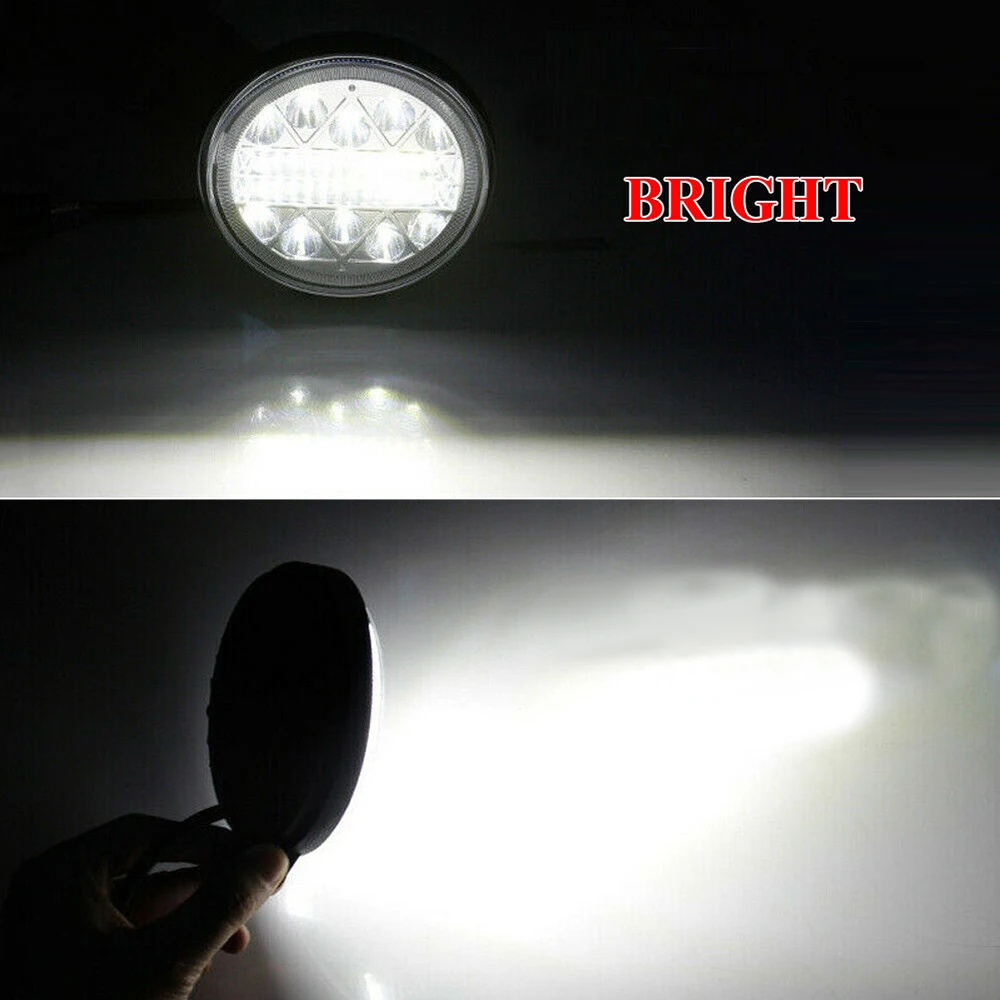 NLpearl-Barra de luz de trabalho LED para carros, Spot Flood Flash, Farol de nevoeiro, caminhão, SUV, condução, 4x4 ATV, 4 \