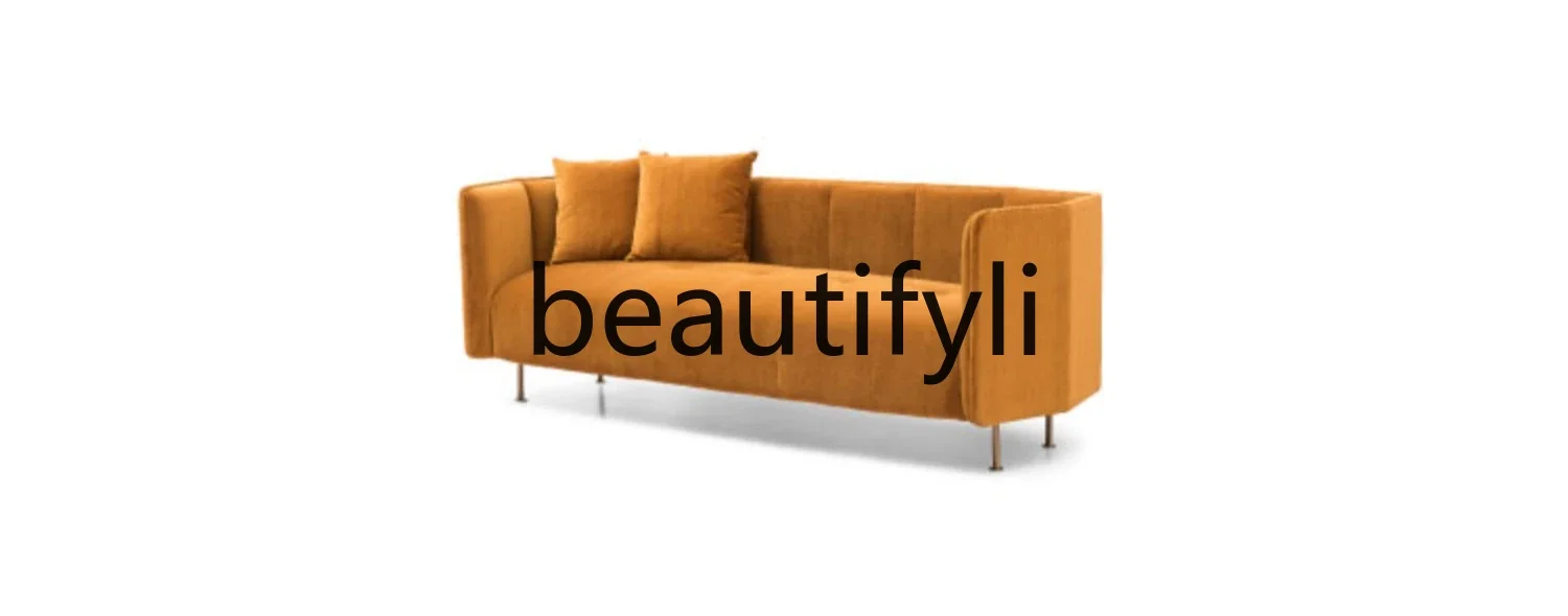 

Nordic modern fabric sofa original design small apartment simple light luxury