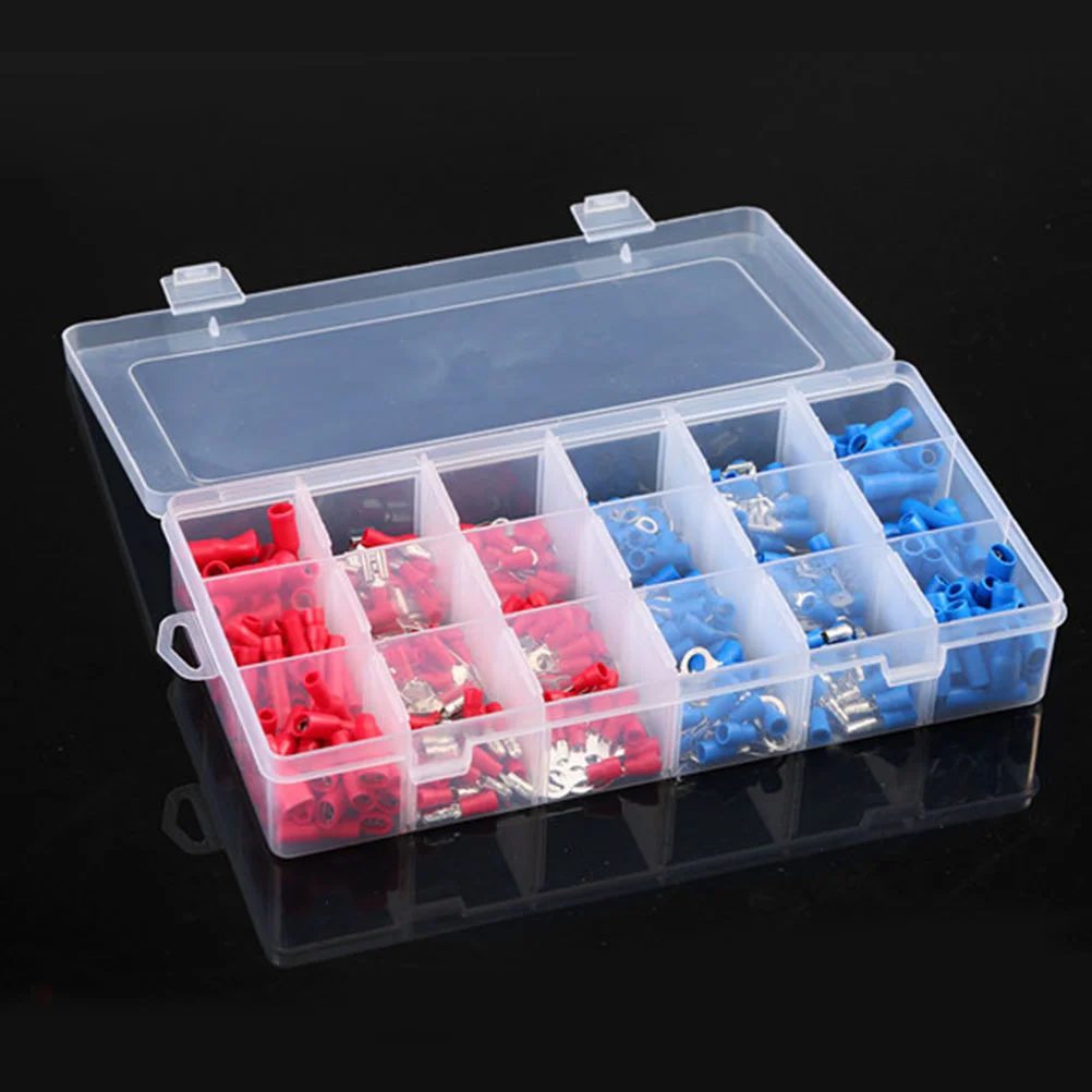 

360 PCS Crimp Terminal Connector Kit Electrical Insulated Connectors Cable Lugs