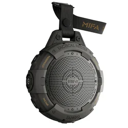 Mifa Tango Portable Bluetooth Speaker with Flashlight, IP67 Waterproof, Shockproof, and 25-Hour Playtime with Bold Bass.