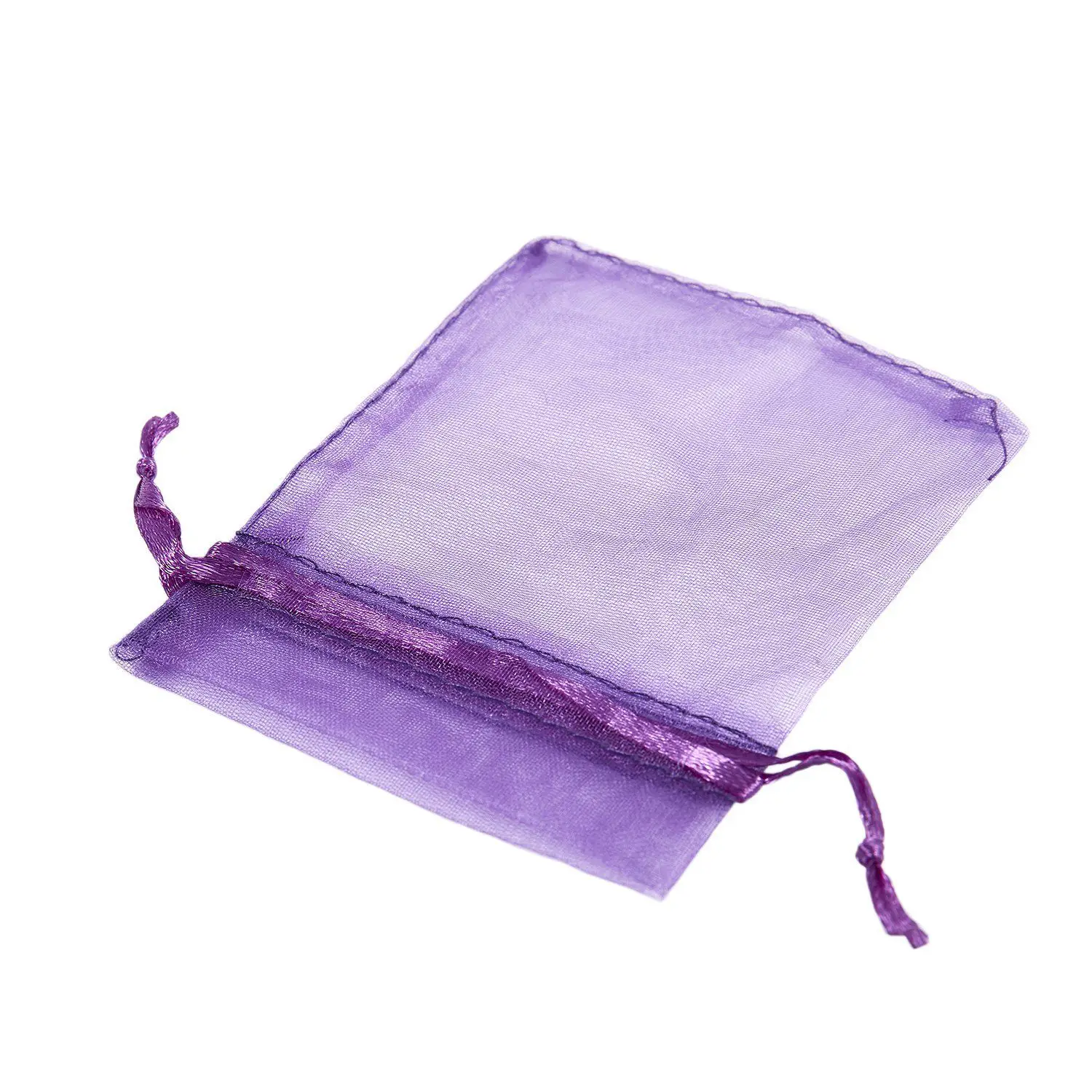 FZFZ 10 Pak Tas Kado dan Suvenir Organza Gelap Cantik 7Cm x 9Cm