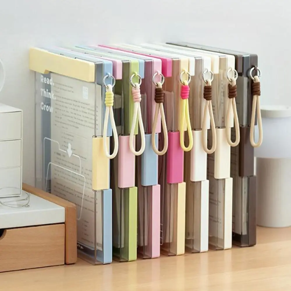 Thickened PP Document Folder Heavy Duty Large Capacity Document Holder Impact-Resistant with Metal Clip Writing Pad Folder