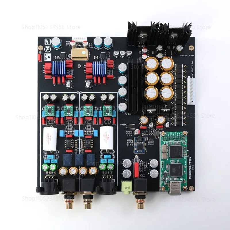 

Dual core ES9038PRO decoding board DAC board supports DSD decoding 384K lossless fiber coaxial decoder