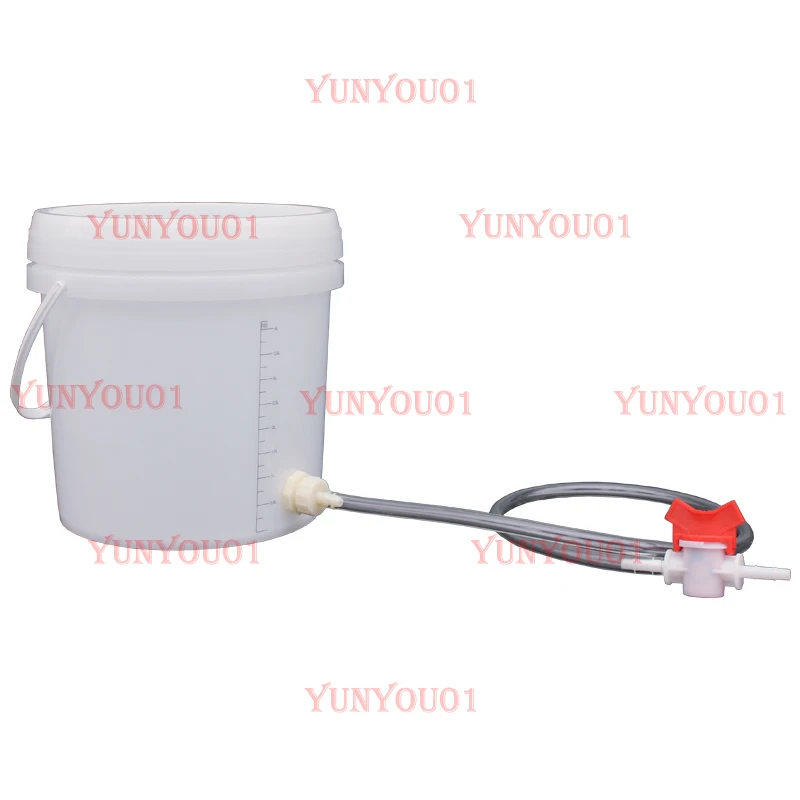 Water Outlet with Switch Bucket Size Water Outlet Water Storage Plastic Bucket with Lid Dripping Flow Adjustable