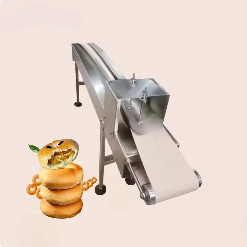 Customized Hot Sale Commercial Bagel Forming Machine Dough Ring Shaping Roller Equipment For Bakery Bagel Bun Mass Production