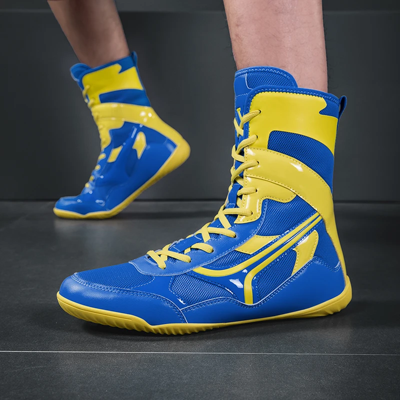 Wrestling Shoes, Youth Indoor Boxing Training Sports Shoes, High-quality and Fashionable Wrestling Flying Shoes Sizes 39-48