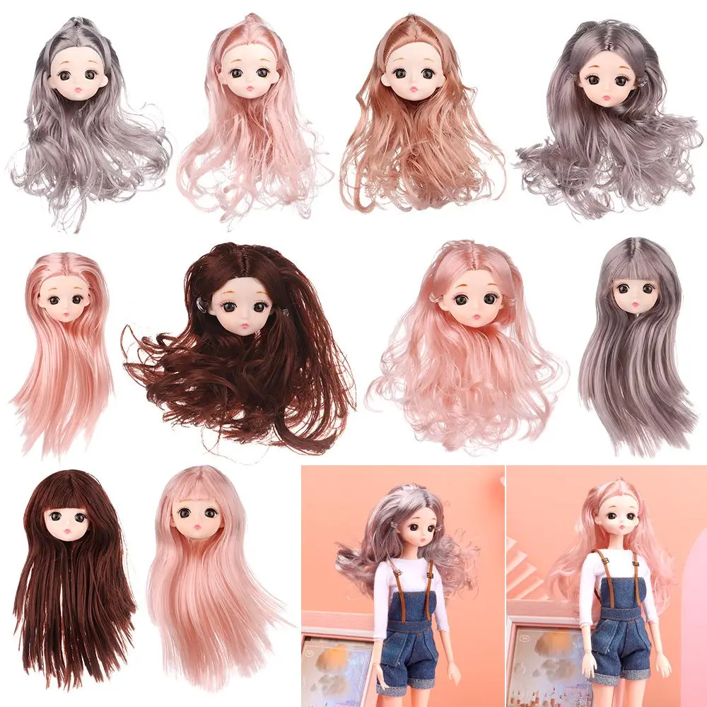 Multiple Color 1/6 BJD  Head 16cm Dolls DIY Head Wear Ancient  Accessories