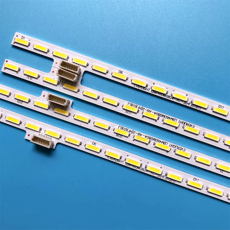 

4pcs/set LED Backlight Strip for TCL L46E5000-3D LBM460M0804-AC-2 LBM460M0804-AB-2 MT4601B02-3L46E5000-3D LE46M10-3D L46V7300A
