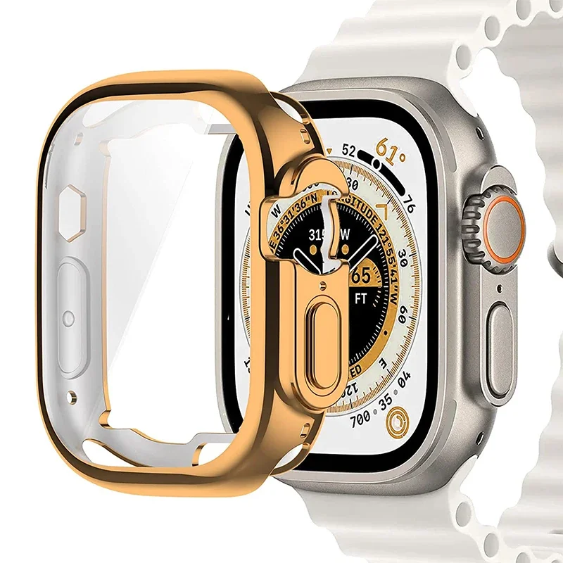 TPU Cover for Apple Watch Ultra 2 49mm 45mm 41mm 42/38mm 44mm 40mm bumper Screen Protector iWatch series 9 8 7 6 5 4 3 SE case