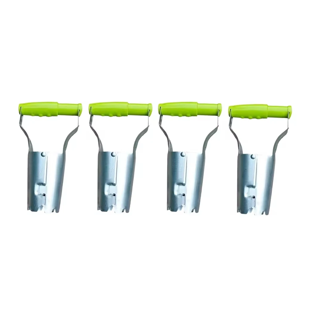 4 Pcs Ergonomic Bulb Planter Soil Release Depth Marks for Precise Bulb Planting Gardening Tool