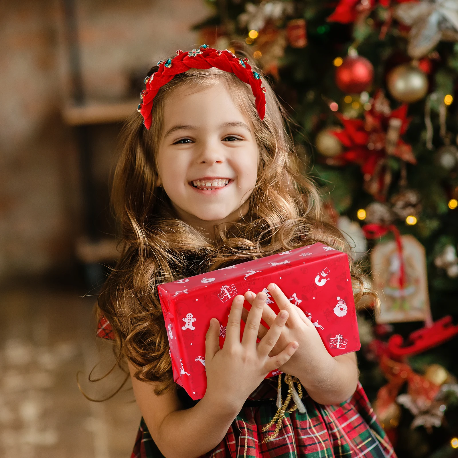 

Hair Accessories for Fashion Christmas Rhinestone Headband Birthday Crown