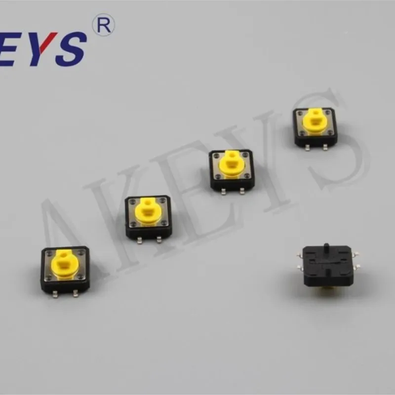 10PCS TS-G006 12*12*7.3 Momentary tact switch 4 pin SMD/SMT type vertical with column