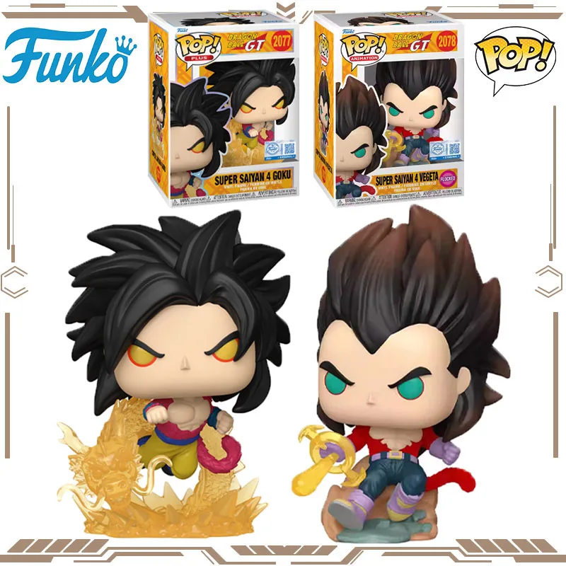

Funko POP Original Dragon Ball GT Super Saiyan 4 Goku Vegeta Action Figure Toys for Boys Girls Gift Collectible Model Ornaments