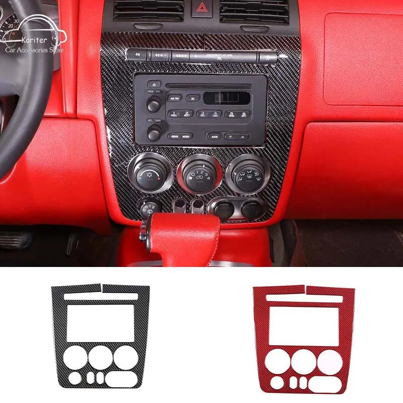 

For Hummer H3 2005-2009 Soft Carbon Fiber Car Styling Center Control Panel Decoration Sticker Interior Modification Accessories