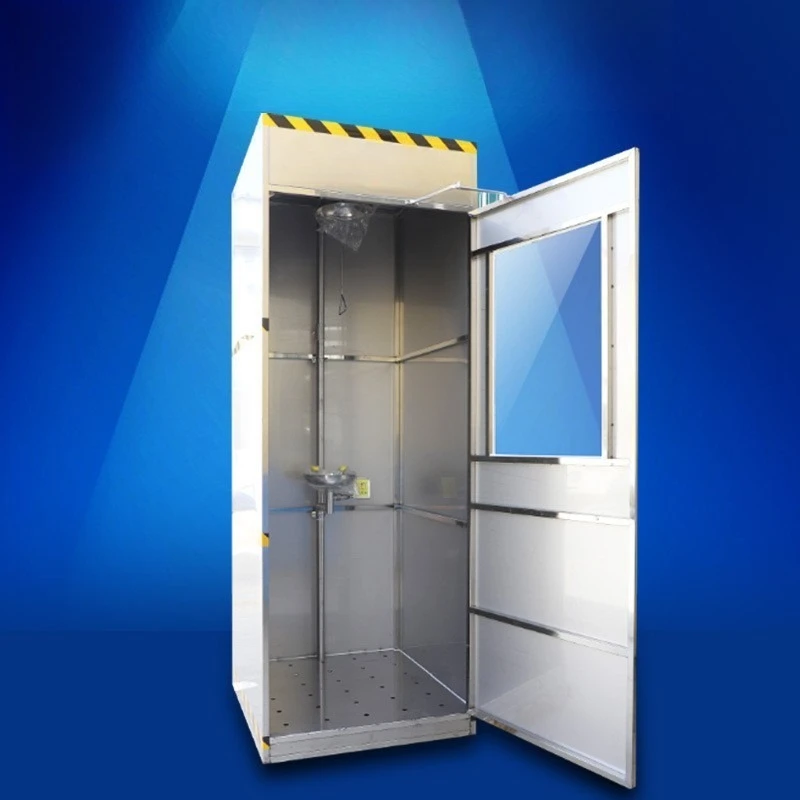 

Security 304 stainless steel composite, emergency shower room eye washer