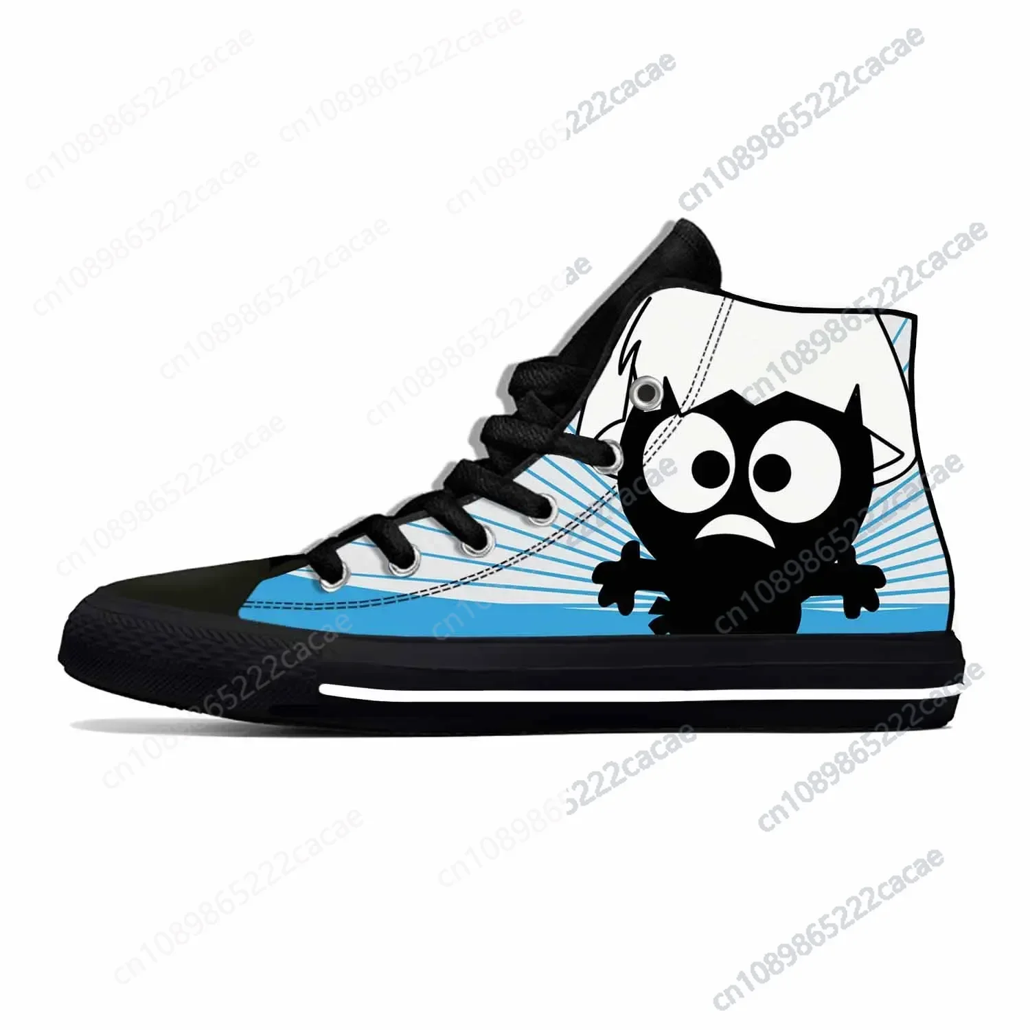 

Calimero Anime Cartoon Manga Comic Funny Fashion Hot Casual Shoes High Top Lightweight Board Shoes Breathable Men Women Sneakers