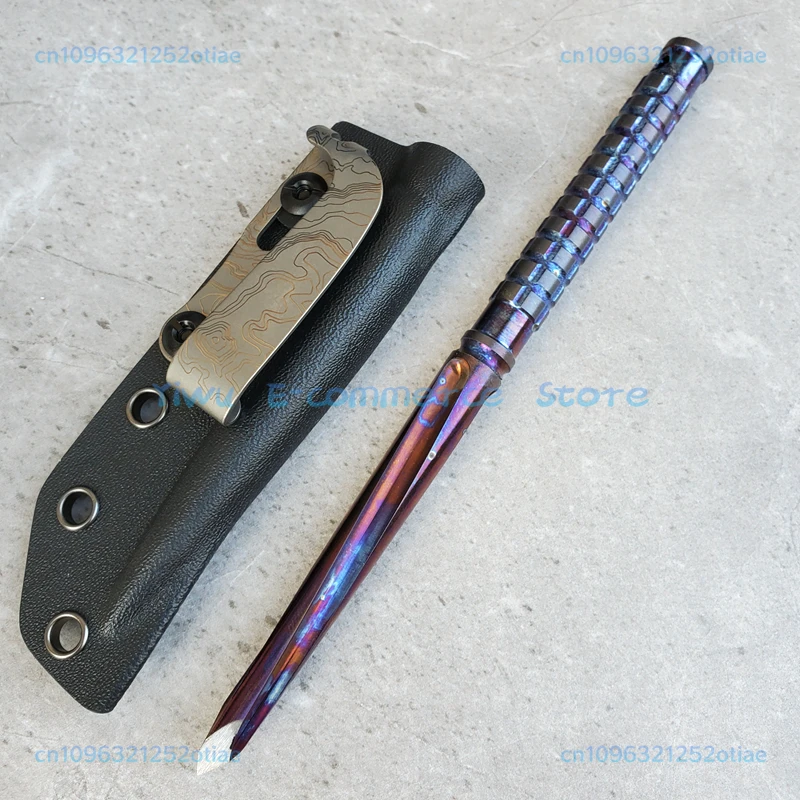 

Tent nail TC21 titanium alloy manual spatula multi-function scratch thick glass tile 55HRC