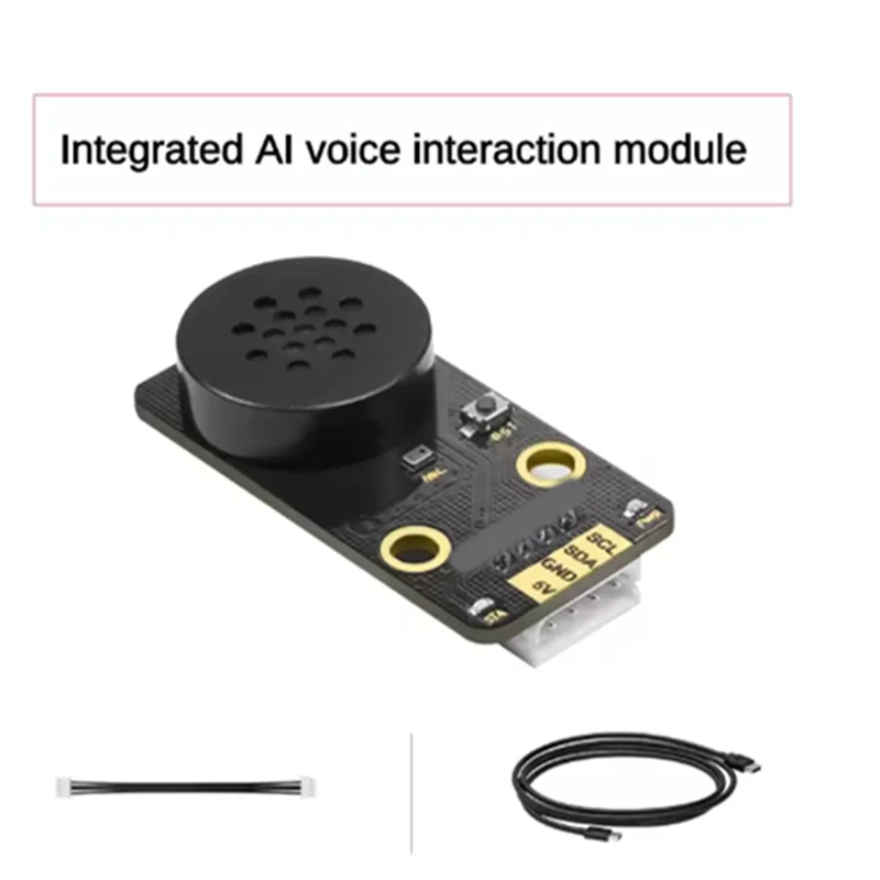B92B-Custom Wake Word Training AI Módulo de reconhecimento de voz Transmissão de voz Programável Sensor de som Modelo de interação