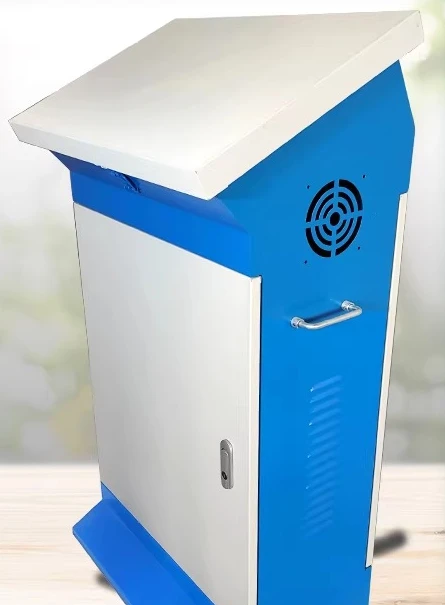Indoor touch screen distribution box PLC distribution cabinet piano type bevel console wiring box distribution box bevel control