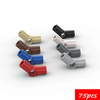 75P MOC 32192 Axle Building Blocks Kit Pin Connector Angled 135 Degress Brick Particle Educational Toys Children Birthday Gift