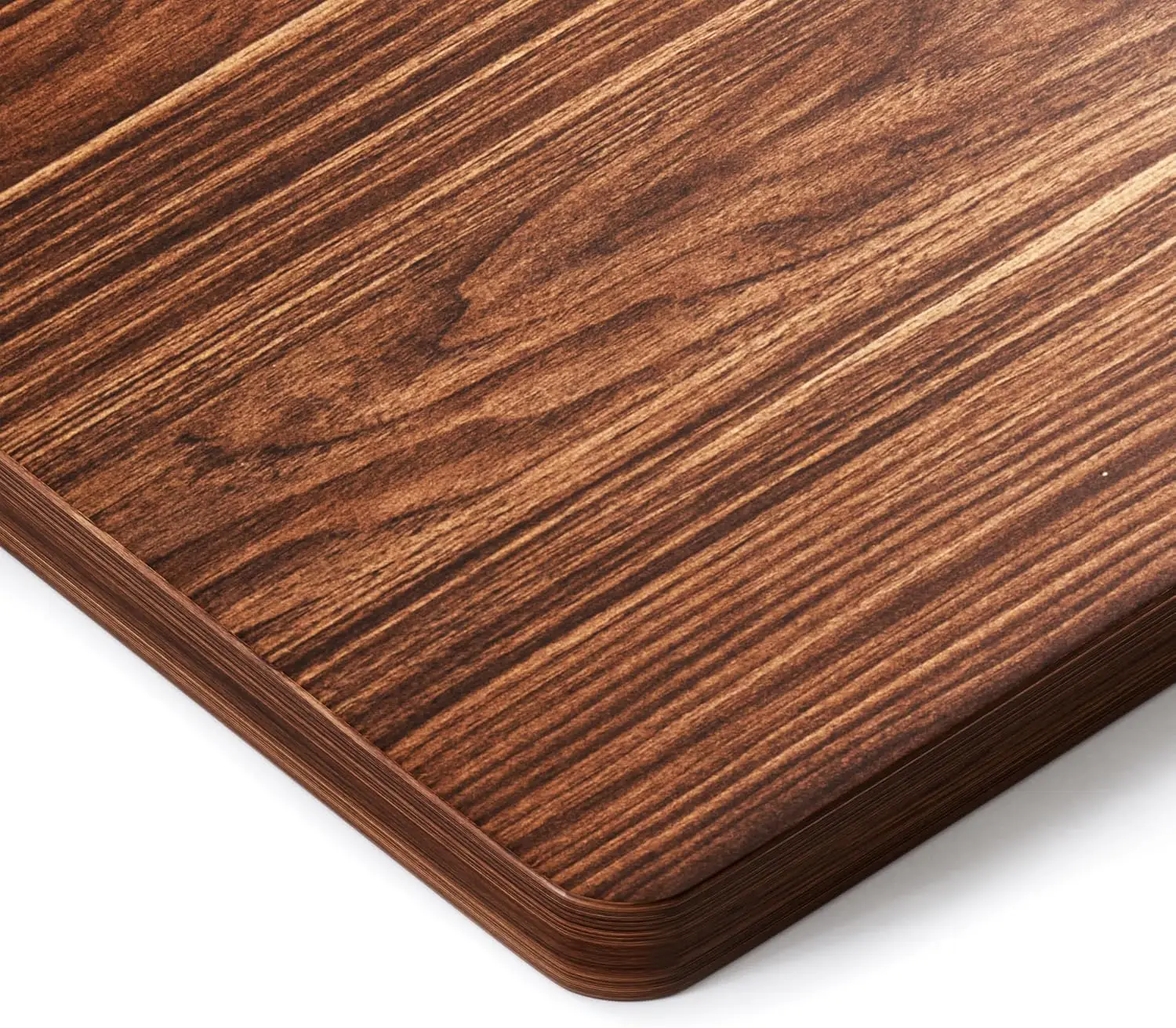 63 x 28 Inch Whole Piece Wood Countertop Board Surface, Single Piece Desktop Slab Board For Standing Desk Frame Surface, Heavy Duty Workbench Workspace Board For Home Office Study Room, Walnut