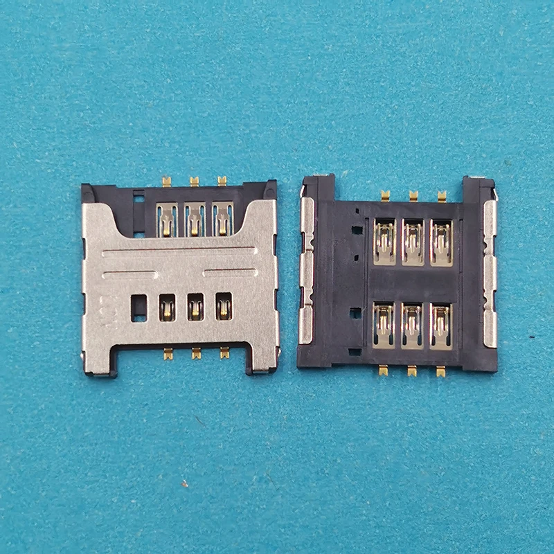 2Pcs Reader Sim Card Socket For Samsung Galaxy I699 S5570 I9250 I917 W689 I727 I8700 I927 I9020 T959 Slot Tray Holder Connector