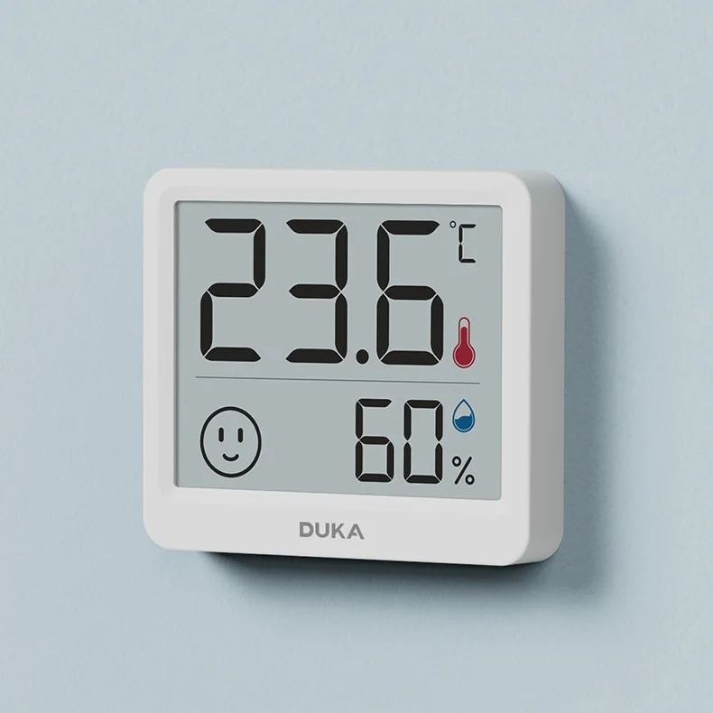 Электронный цифровой измеритель температуры и влажности Xiaomi DUKA Atuman с ЖК-дисплеем, 2,5 дюйма