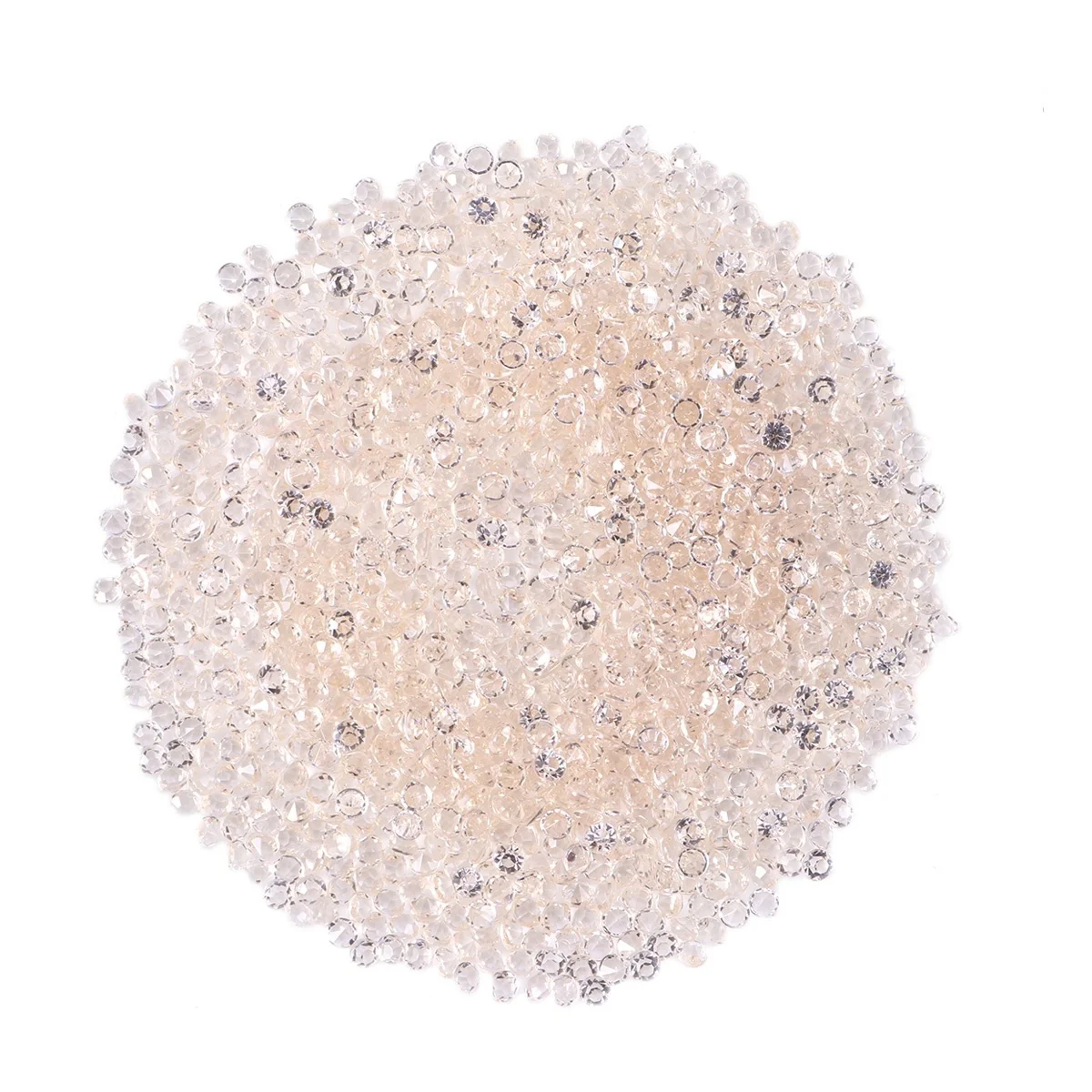 1000 pçs 3mm strass acrílico cor brilhante artesanato cristal para diy arte do prego caso de telefone festa de casamento vaso enchimento decoração casa