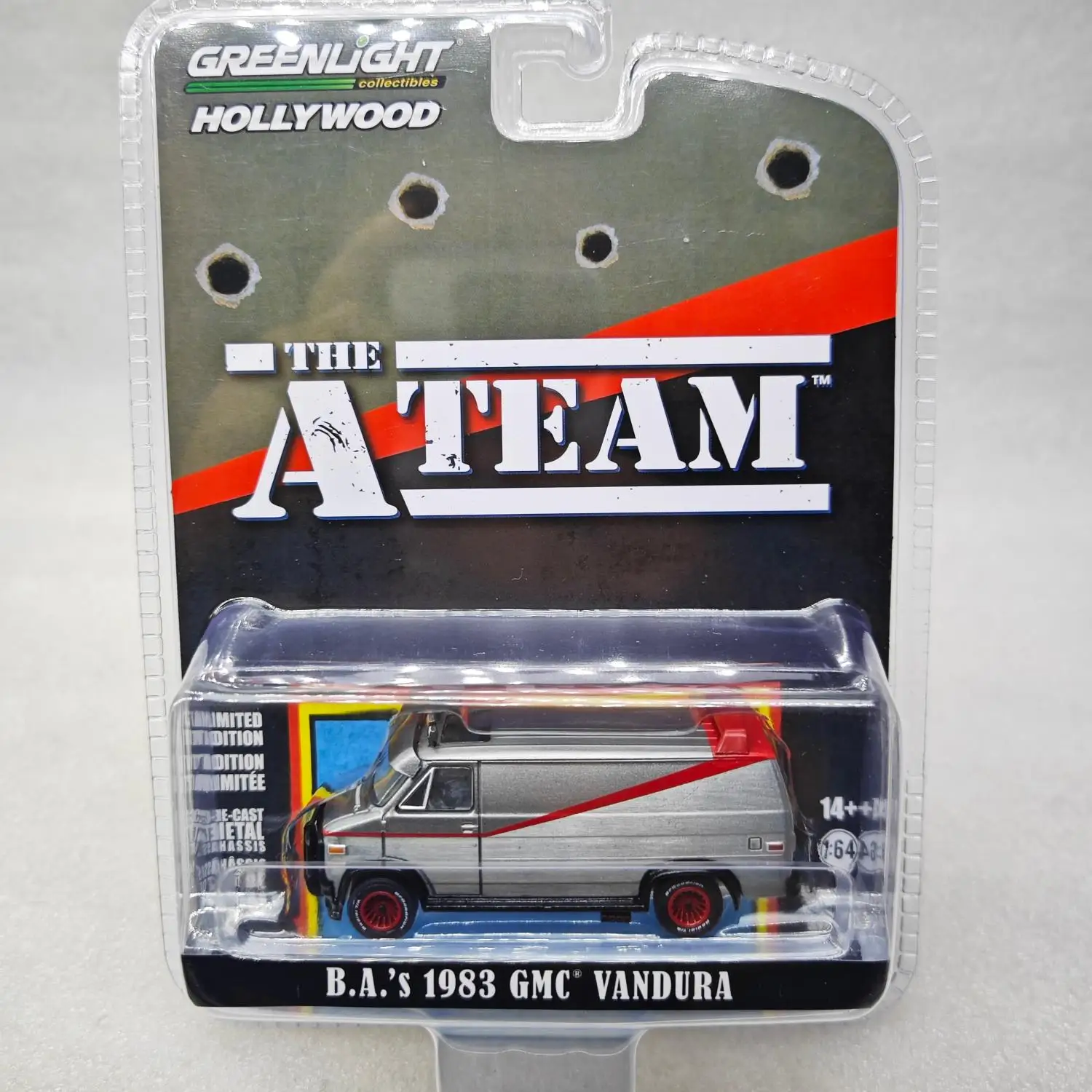 

GreenLight 1:64 1983 GMC Vandura Alloy simulation micro car model collection decoration car toy gift