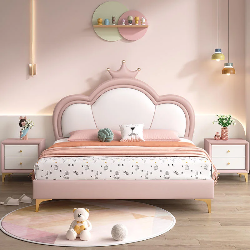 Children's Mezzanine Bed Double Children's Bed Solid Wood Two-story Children's Bunk Bed Princess Children