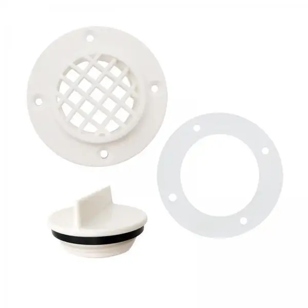 Marine Nylon Drain Plug Kit Scupper Valve Stopper Bungs 90MM Water Release for Speedboat Cabin