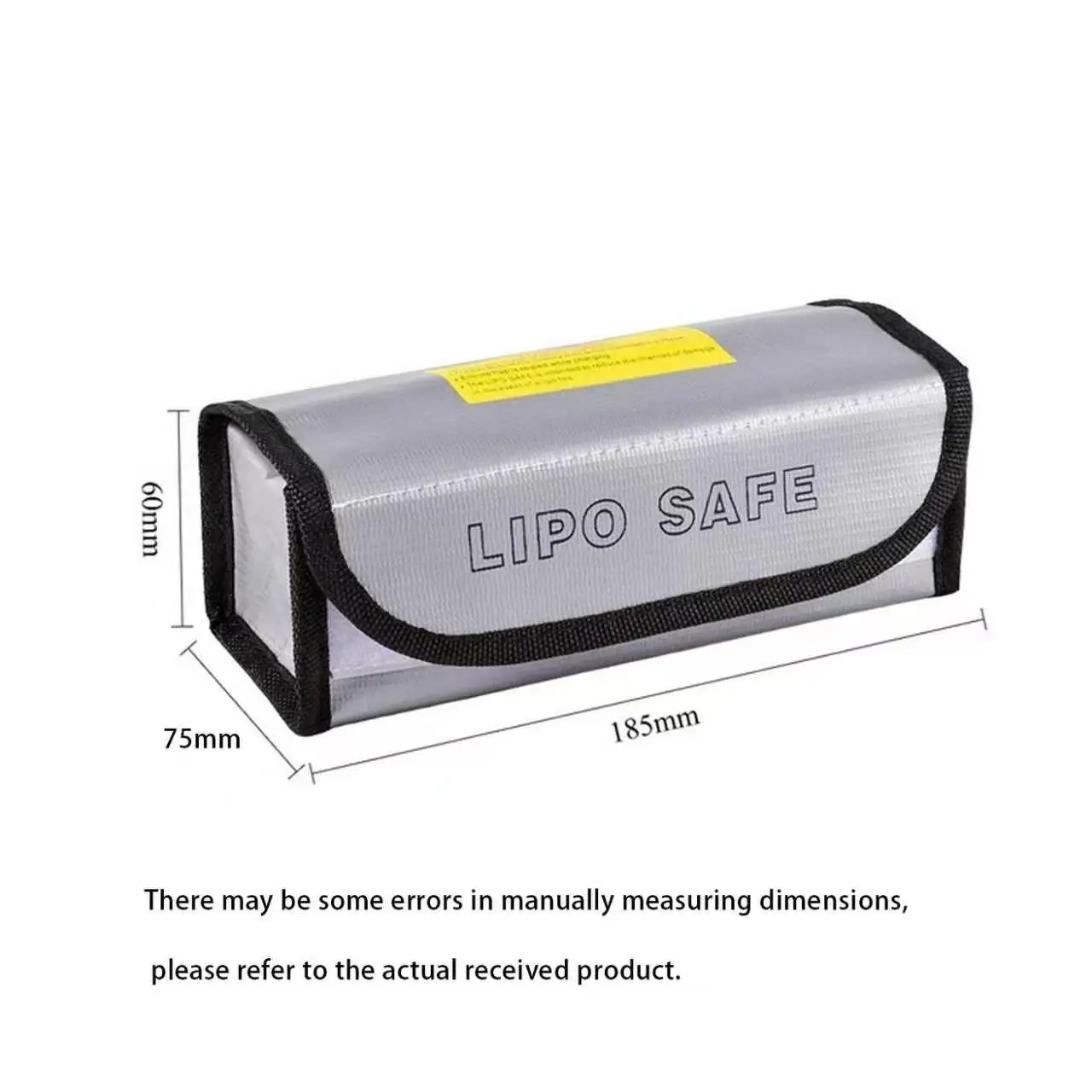 Lipo Battery Safe Bag Fireproof for RC Car Drone Batteries Travel Storage Charging Large Explosion-Proof Bags Portable