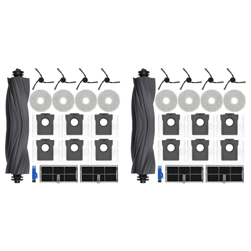 2 مجموعة ل Dreame X40 الترا جهاز آلي لتنظيف الأتربة فرشاة جانبية رئيسية فلتر Hepa ممسحة القماش أكياس الغبار Accessories-B51B #1