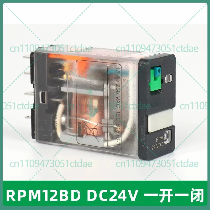 1-5pcs For Schneider RPM12BD RPM12P7 plug-in power relay 1CO SPDT 15A DC24V AC230V industrial control fitting