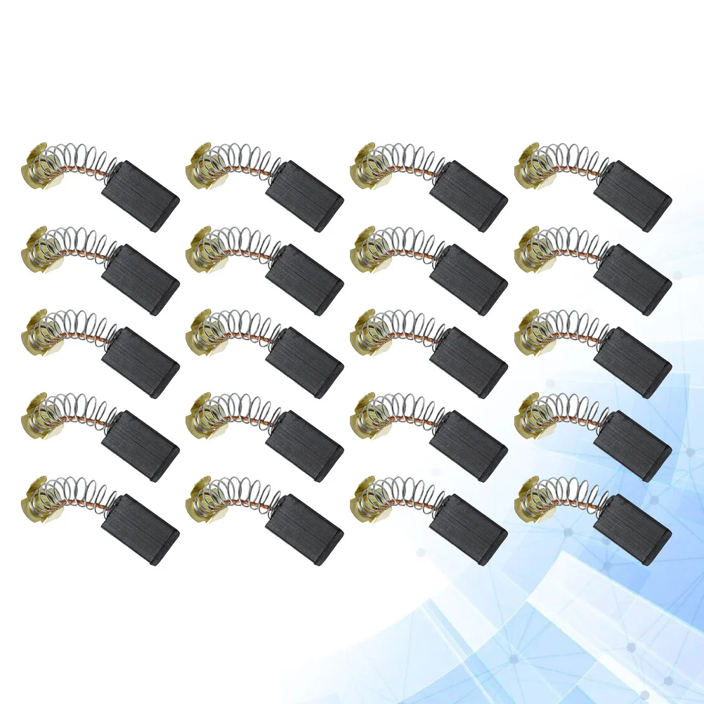 Balais de carbone de remplacement pour outil électrique, 20 pièces, moteur de perceuse à percussion électrique, moteur en carbone Cb103 6x10x15mm
